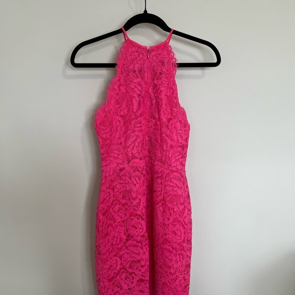 Trina Turk Women’s Pink Lace Dress - Picture 6 of 6